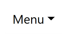 Menu という単語とその横にある下向き矢印アイコンが付いたテキスト。
